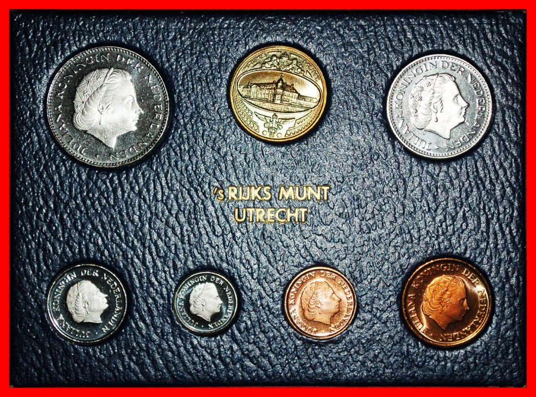  * JULIANA (1948-1980): NETHERLANDS★ MINT SET 1978 (5 COINS + MEDAL) UNCOMMON★LOW START ★ NO RESERVE!   