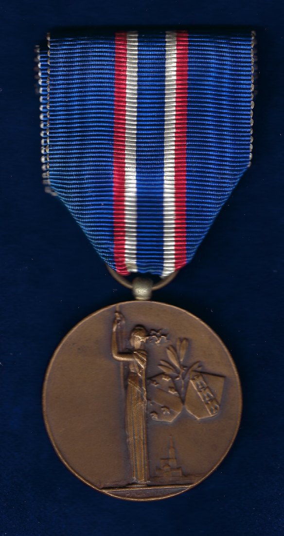  Französische Ruhrkampf Medaille 1925 o.J. für Elsaß und Lothringen   