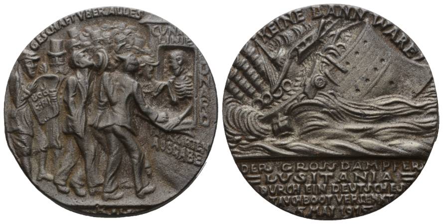  Medaille 1915; Eisen; 73 g; Ø 56 mm   