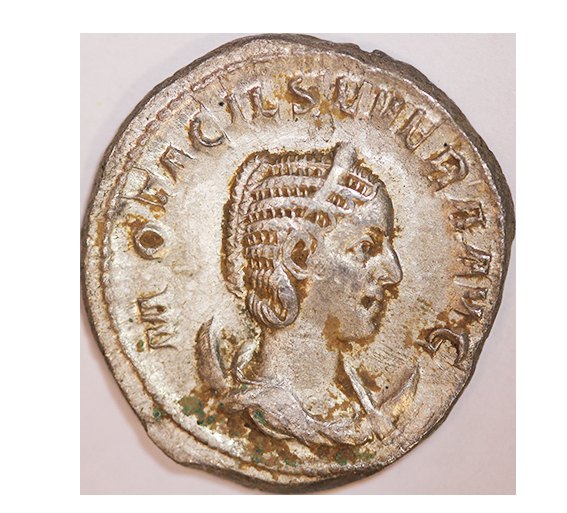 Otacilia Severa 244-249 AD,AR Denarius , 3,44 g.