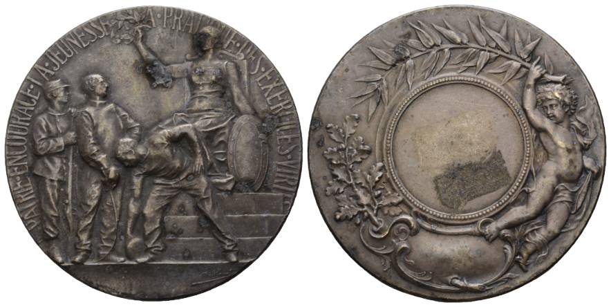  Medaille o.J.; Bronze, 61 g; Ø49 mm   
