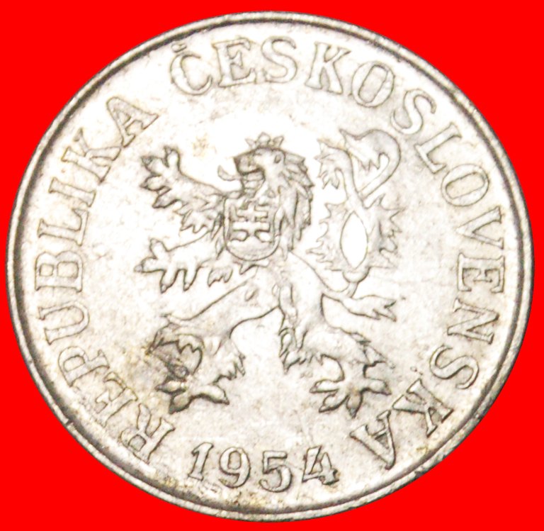 * KREMNICA (1953-1958): CZECHOSLOVAKIA ★ 10 HELLER 1954 DISCOVERY COIN! LOW START ★ NO RESERVE!   