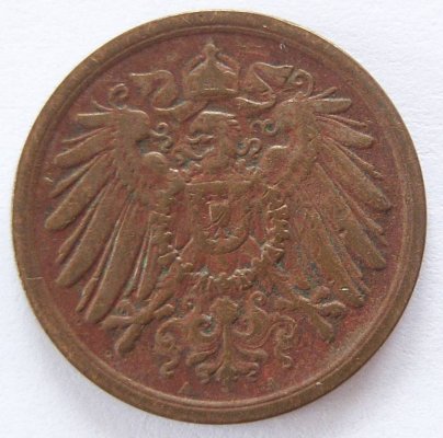  Deutsches Reich 2 Pfennig 1908 A Kupfer ss   