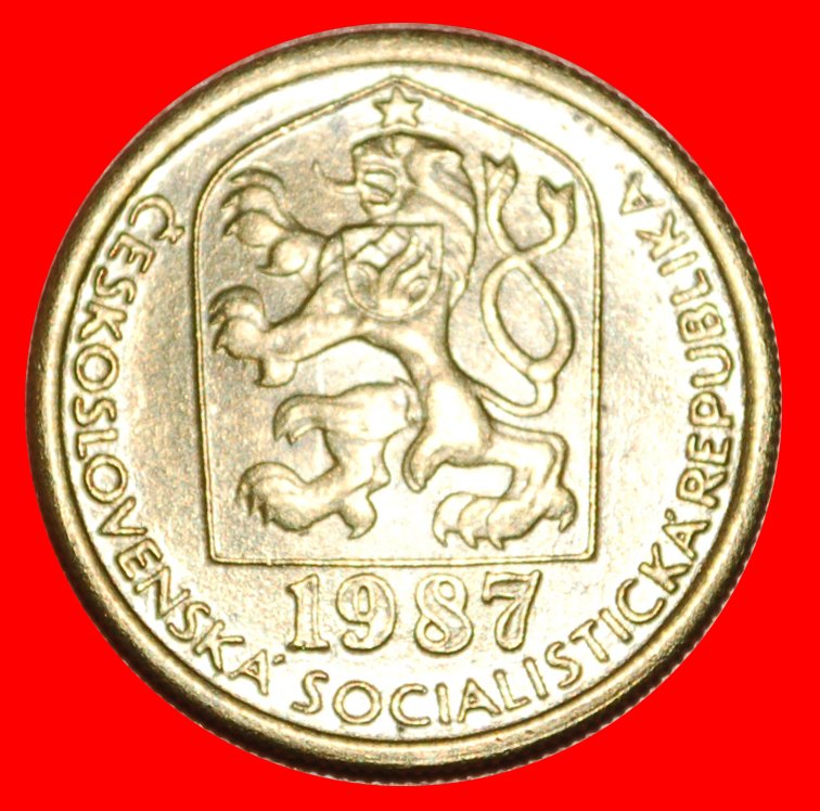  * COMMUNISM (1972-1990): CZECHOSLOVAKIA ★ 20 HELLER 1987 DISCOVERY COIN!★LOW START ★ NO RESERVE!   