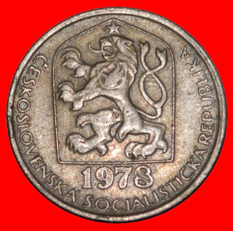 * KOMMUNISMUS (1977-1990):TSCHECHOSLOWAKEI★50 HELLER 1978 STEMPEL I.1 VERÖFFENTLICHT★OHNE VORBEHALT!
