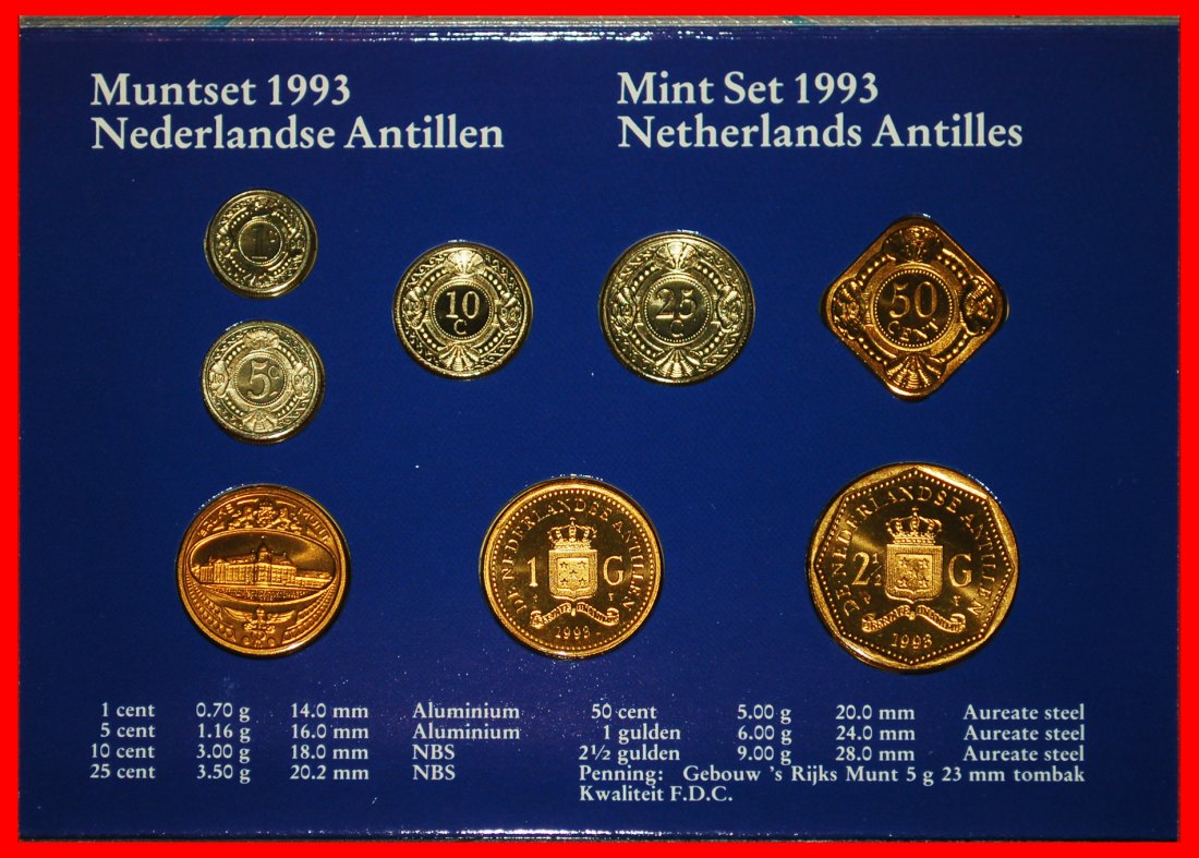  * NIEDERLANDE:NIEDERLÄNDISCH ANTILLEN★FDC 1993 KMS! SAINT MARTIN ★OHNE VORBEHALT   