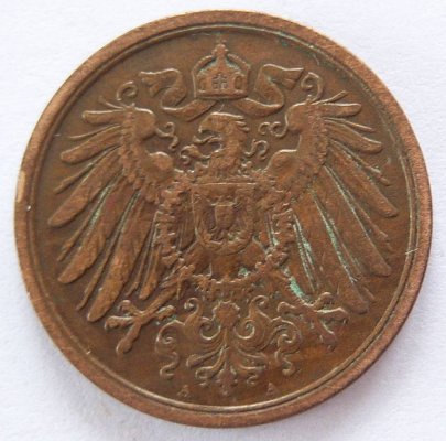  Deutsches Reich 2 Pfennig 1911 A Kupfer ss   