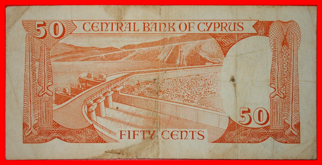  * CANADA (1987-1989): CYPRUS ★ 50 CENTS 1989 GERMASOGIA DAM! ★LOW START ★ NO RESERVE!   