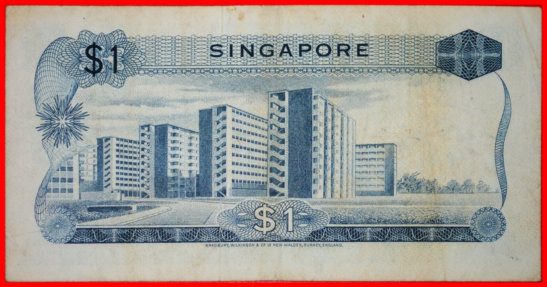  * GREAT BRITAIN: SINGAPORE★1 DOLLAR (1967)! CRISP! ORCHID! TO BE PUBLISHED! ★LOW START ★ NO RESERVE!   