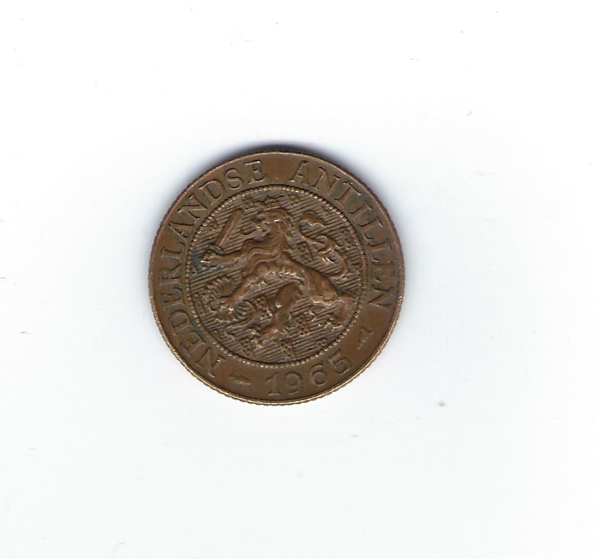  Niederländische Antille 2 1/2 Cent 1965   