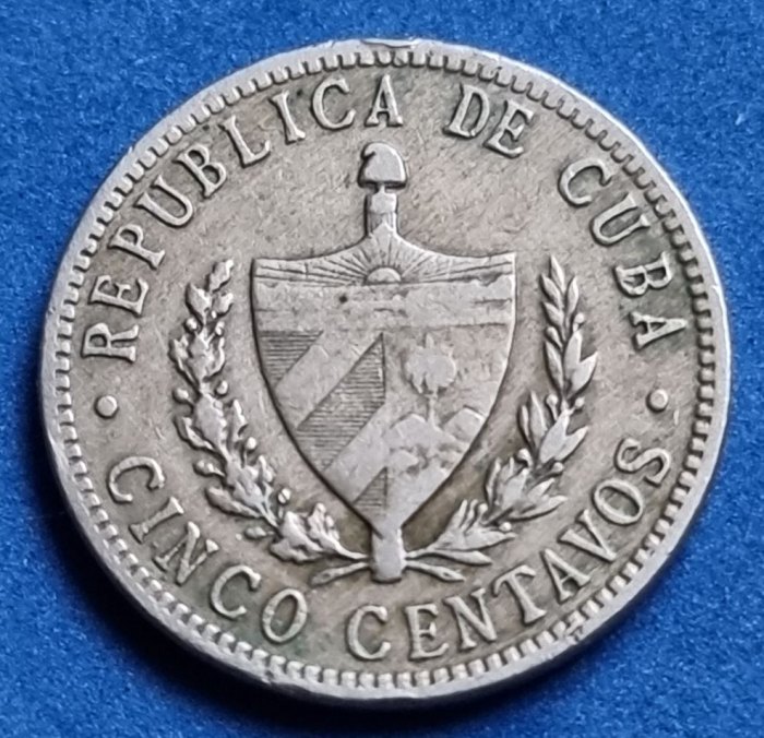  3279(1) 5 Centavos (Kuba) 1946 in ss- ............................................. von Berlin_coins   