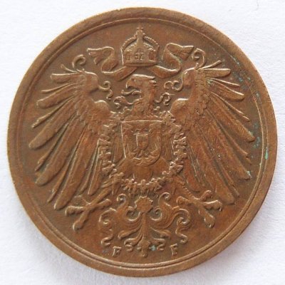  Deutsches Reich 2 Pfennig 1911 F Kupfer ss   