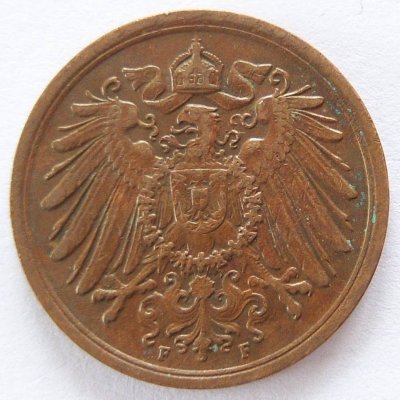  Deutsches Reich 2 Pfennig 1911 F Kupfer ss   