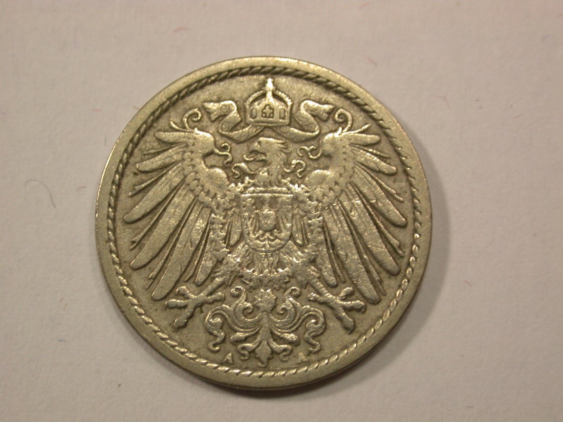  G13 KR  5 Pfennig 1903 A in ss   Originalbilder   