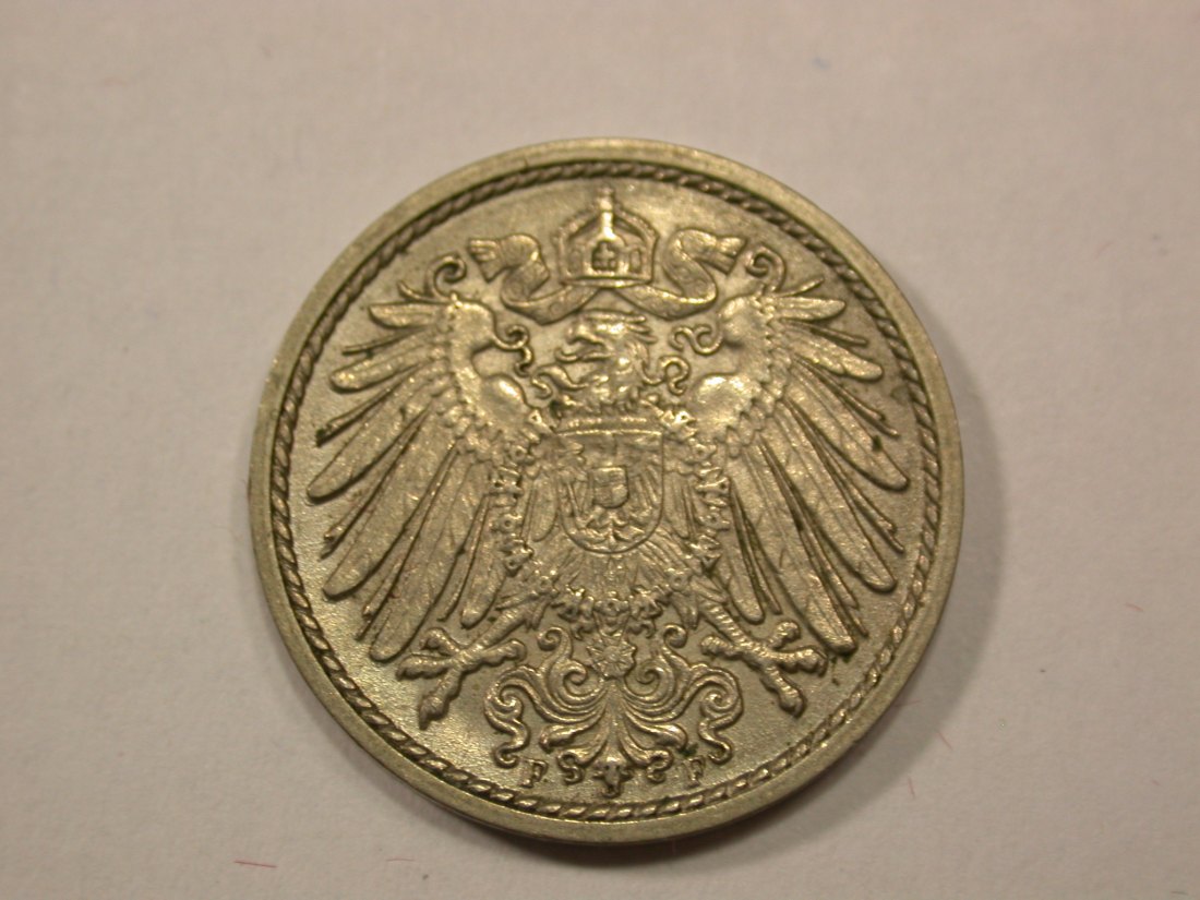  G13 KR  5 Pfennig 1903 F in f.vz  Originalbilder   