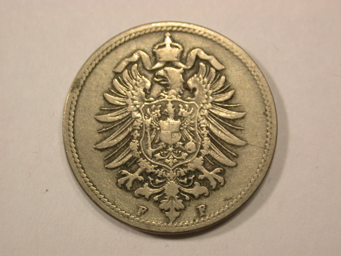  G13 KR  10 Pfennig  1888 F in s  Originalbilder   