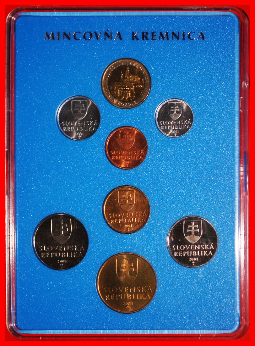  * UNCOMMON: SLOVAKIA ★ 10-20-50 HELLER 1-2-5-10 CROWNS 2001 TO BE PUBLISHED!★LOW START★ NO RESERVE!   