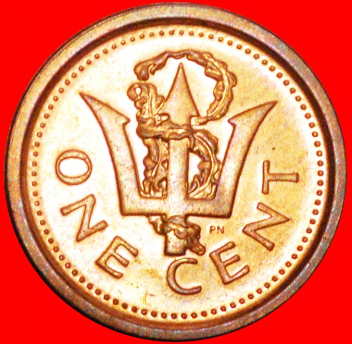 * GREAT BRITAIN (2007-2012): BARBADOS ★ 1 CENT 2010 MINT LUSTRE! LOW START ★ NO RESERVE!