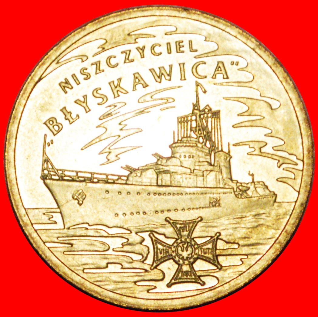 * SCHIFF und KREUZ: POLEN ★ 2 ZLOTY 2012 NORDISCHES GOLD STG STEMPELGLANZ!OHNE VORBEHALT!