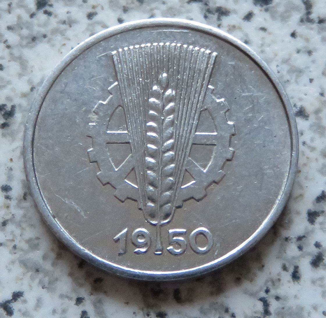  DDR 1 Pfennig 1950 E   