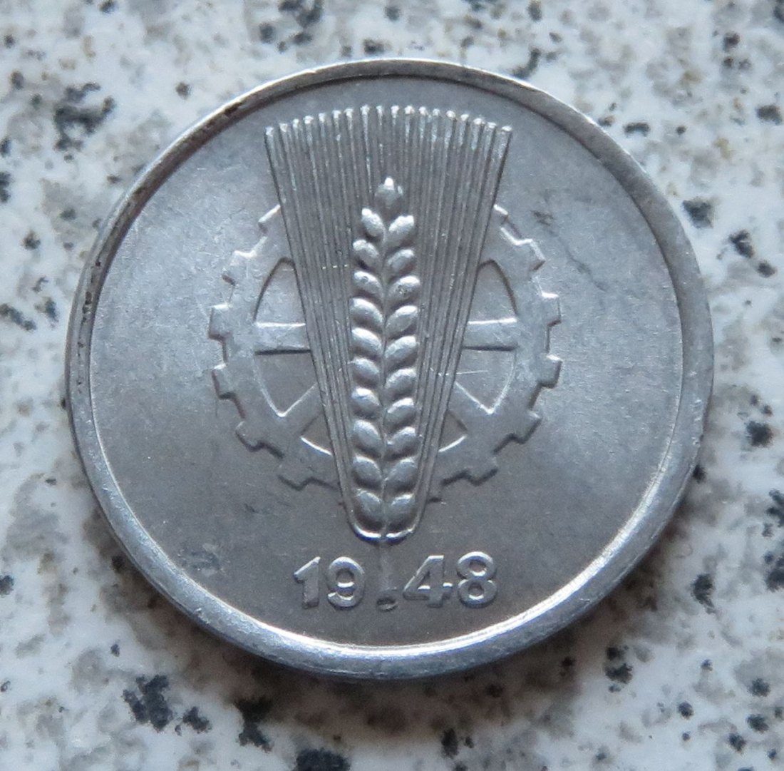  DDR 5 Pfennig 1948 A, Erhaltung   