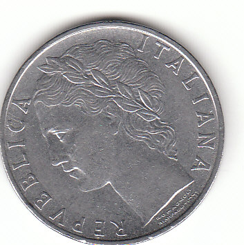  Italien 100 Lire 1963 ((F024)b.   