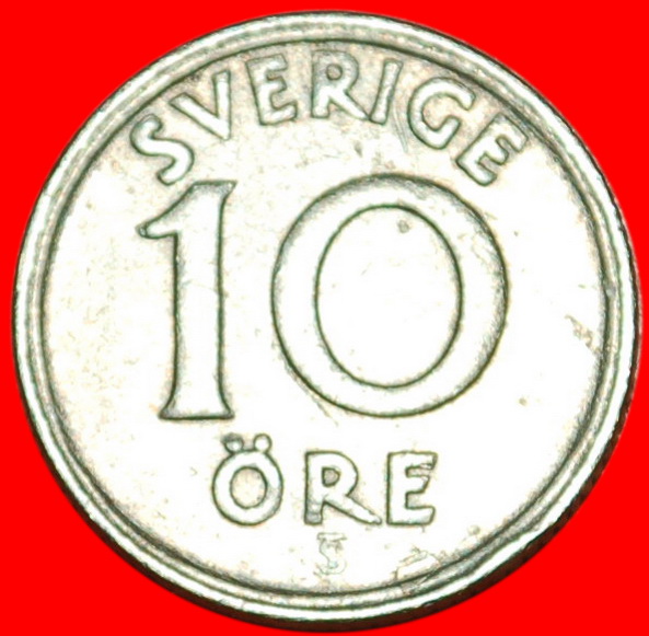  * MONOGRAMM: SCHWEDEN ★10 OERE 1946TS! GUSTAV V (1907-1950) OHNE VORBEHALT!   