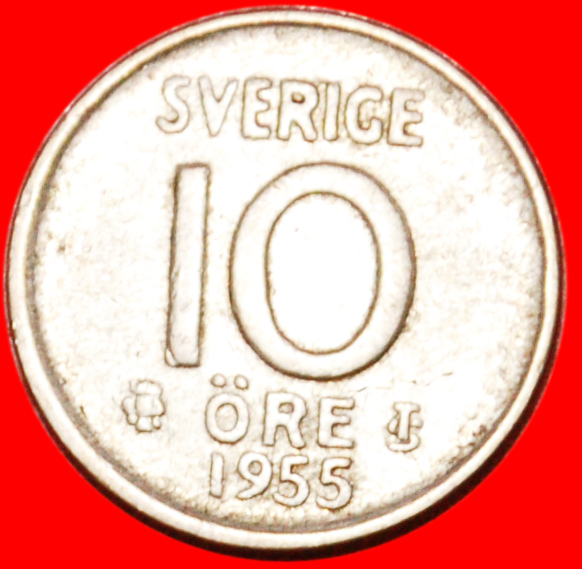  * SILVER★ SWEDEN★ 10 ORE 1955!   LOW START ★ NO RESERVE!   
