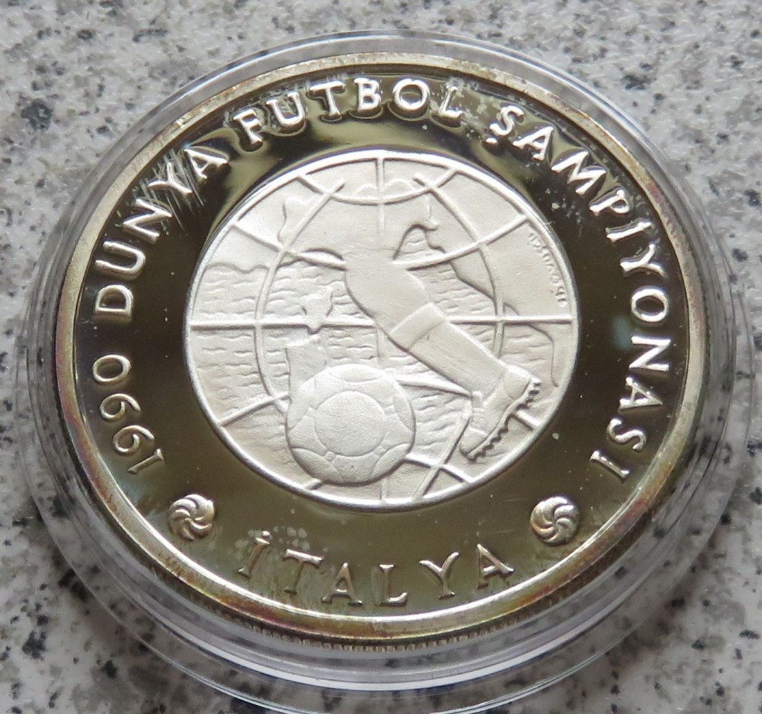  Türkei 20.000 Lira 1990, Auflage 12.959 Stück   