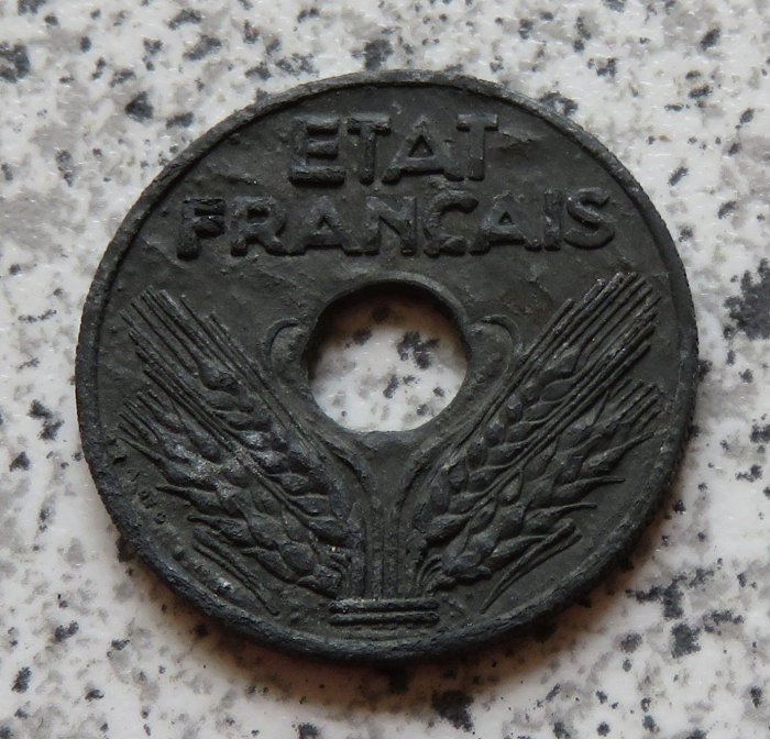  Frankreich 20 Centimes 1942   