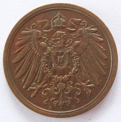  Deutsches Reich 2 Pfennig 1912 A Kupfer ss+   