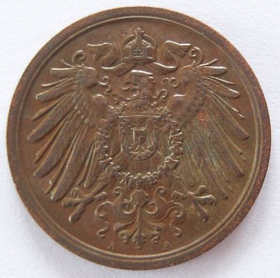  Deutsches Reich 2 Pfennig 1912 A Kupfer ss+   