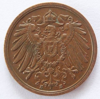  Deutsches Reich 2 Pfennig 1912 E Kupfer ss   