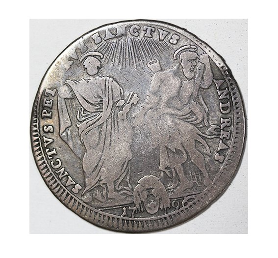Vatikan,Teston,1796 Roma, Pius VI