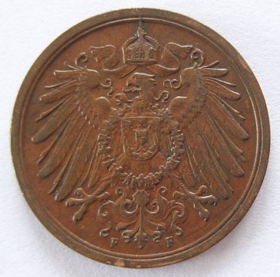  Deutsches Reich 2 Pfennig 1912 F Kupfer ss   