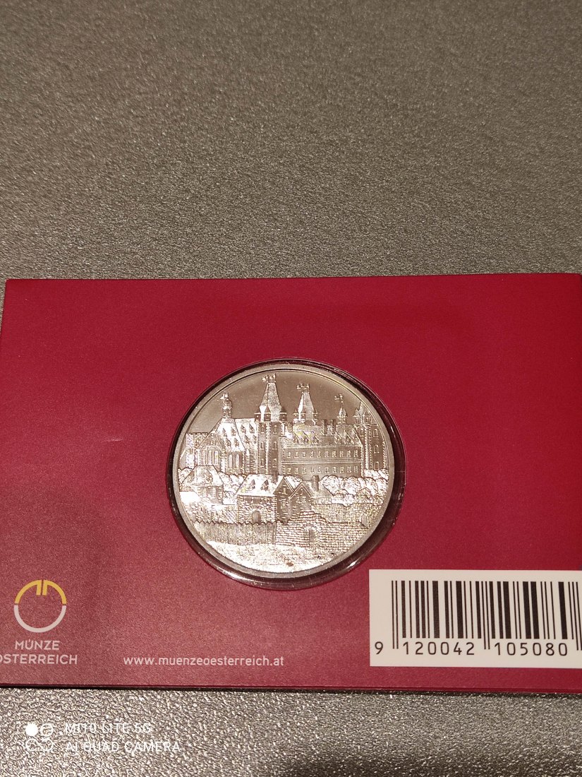  Österreich 1,5 Euro 1 oz Silber 2019 Wiener Neustadt im Folder   