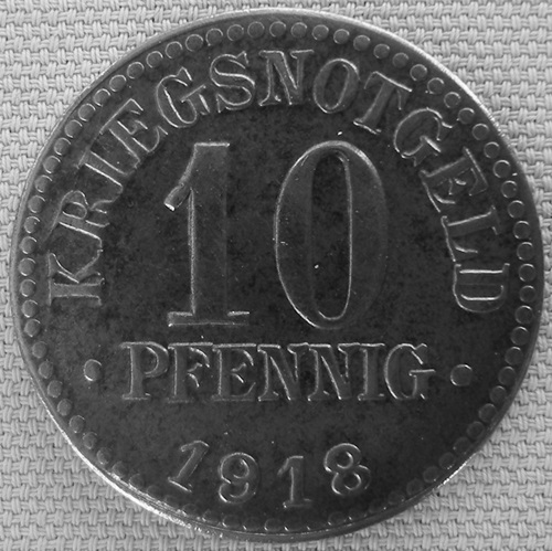  Braunschweig Herzogtum, 10 Pfennig 1918 Eisen, J N3a, Funck 56.2 Aa   