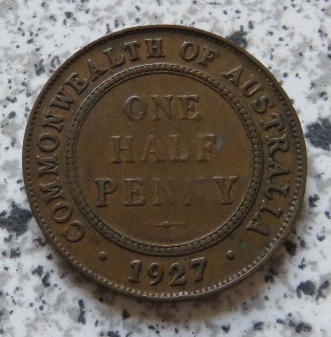  Australien half Penny 1927   