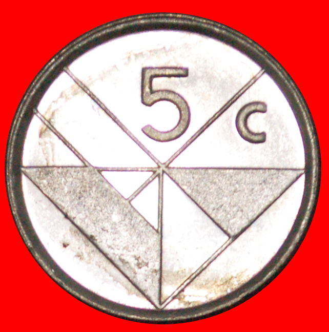 * NIEDERLANDE: ARUBA ★ 5 CENT 2001! uSTG STEMPELGLANZ! ★OHNE VORBEHALT!