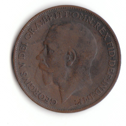  1 Penny Großbritannien 1911 ( F030)b.   