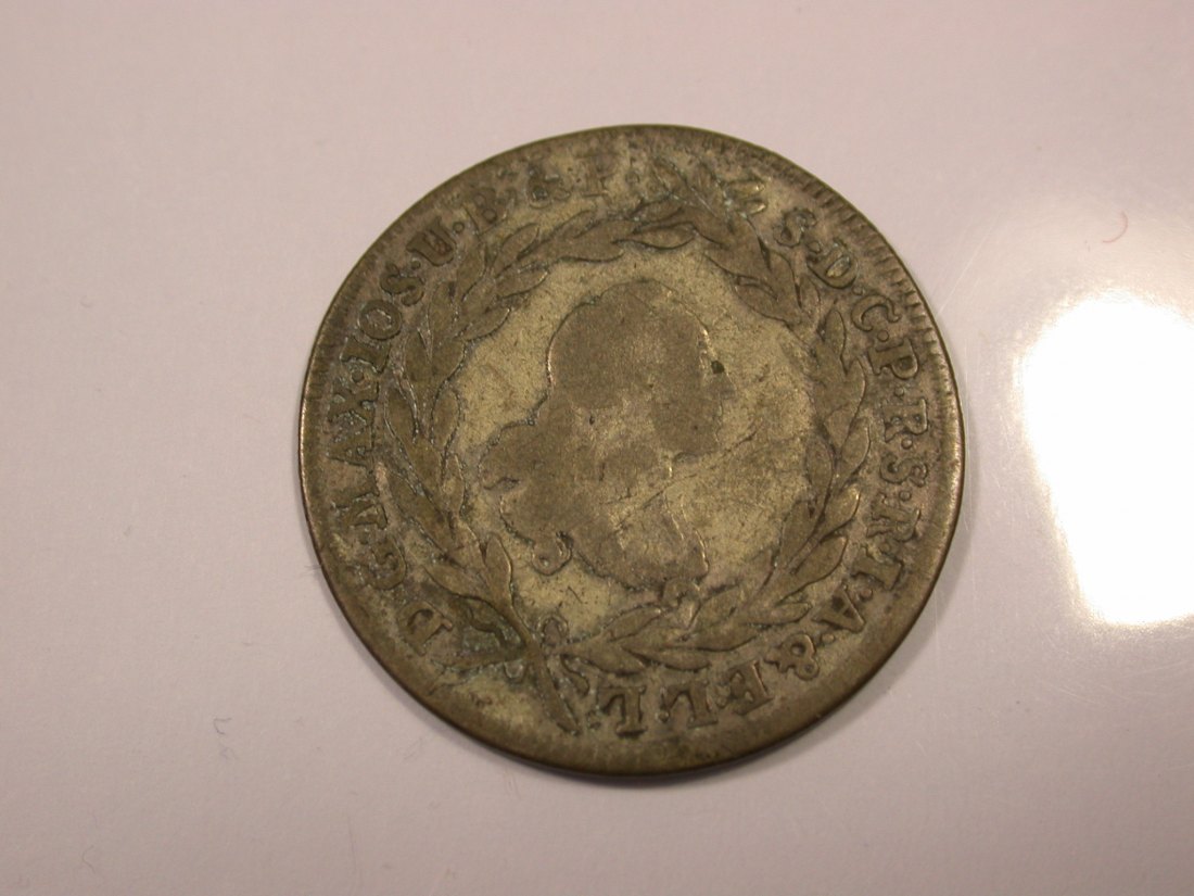 G14 Bayern 10 Kreuzer 1771 in gering,Belegstück Originalbilder