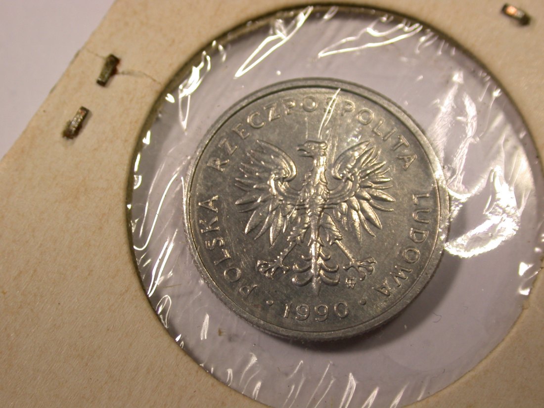  G14  Polen  2 Zloty 1990 in UNC  Originalbilder   