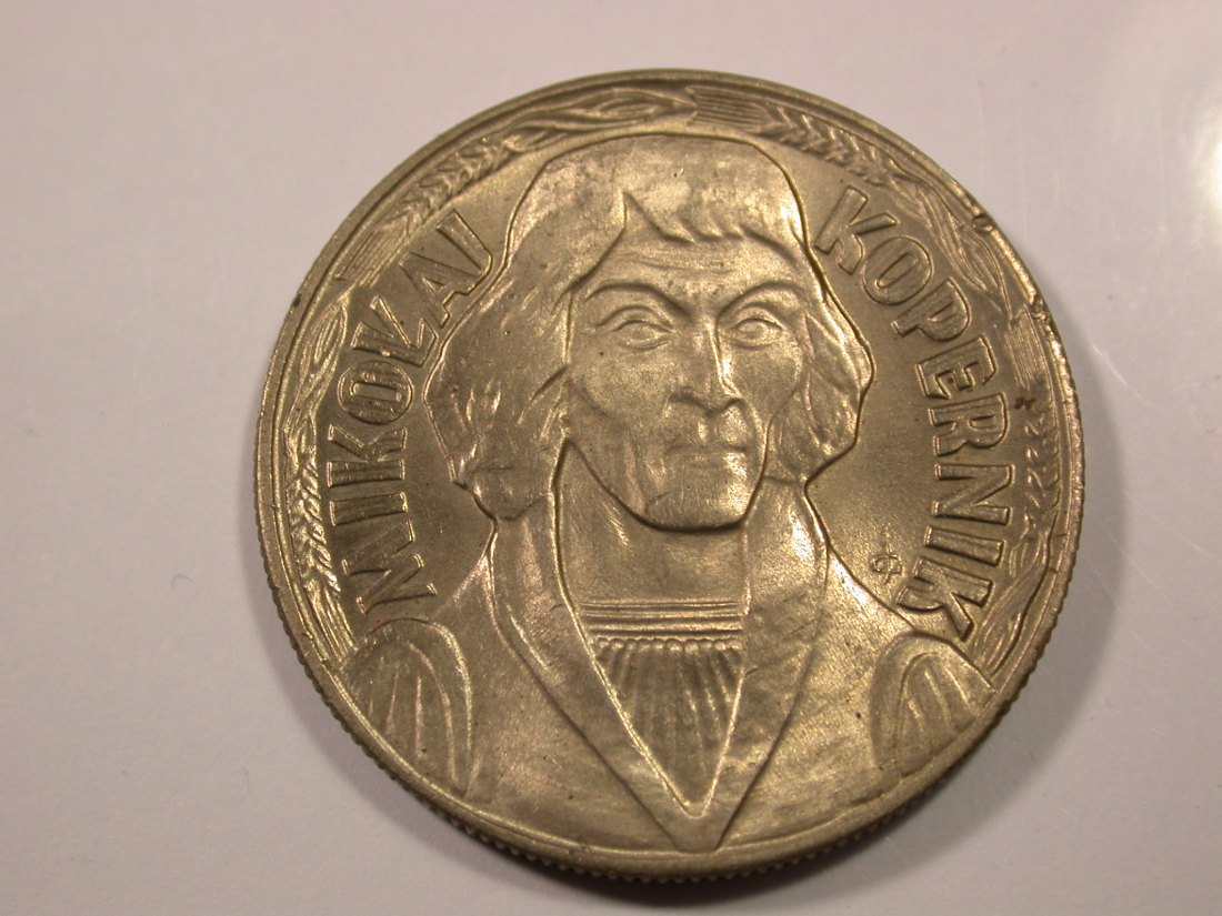 G14 Polen 10 Zloty 1969 Kopernikus in vz-st aus EA !! Originalbilder