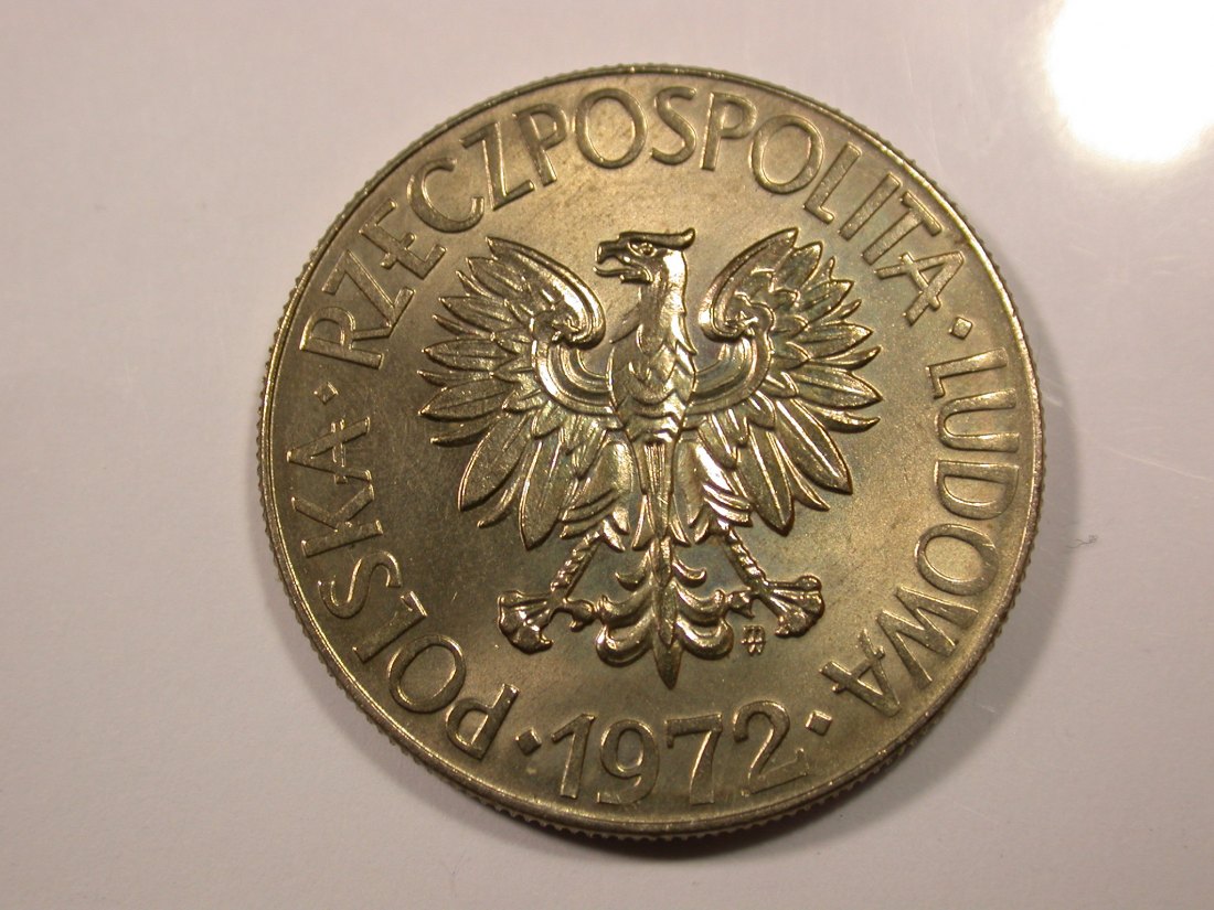  G14  Polen 10 Zloty Kosziusko 1972 in f.ST aus EA PP ähnlich Originalbilder   