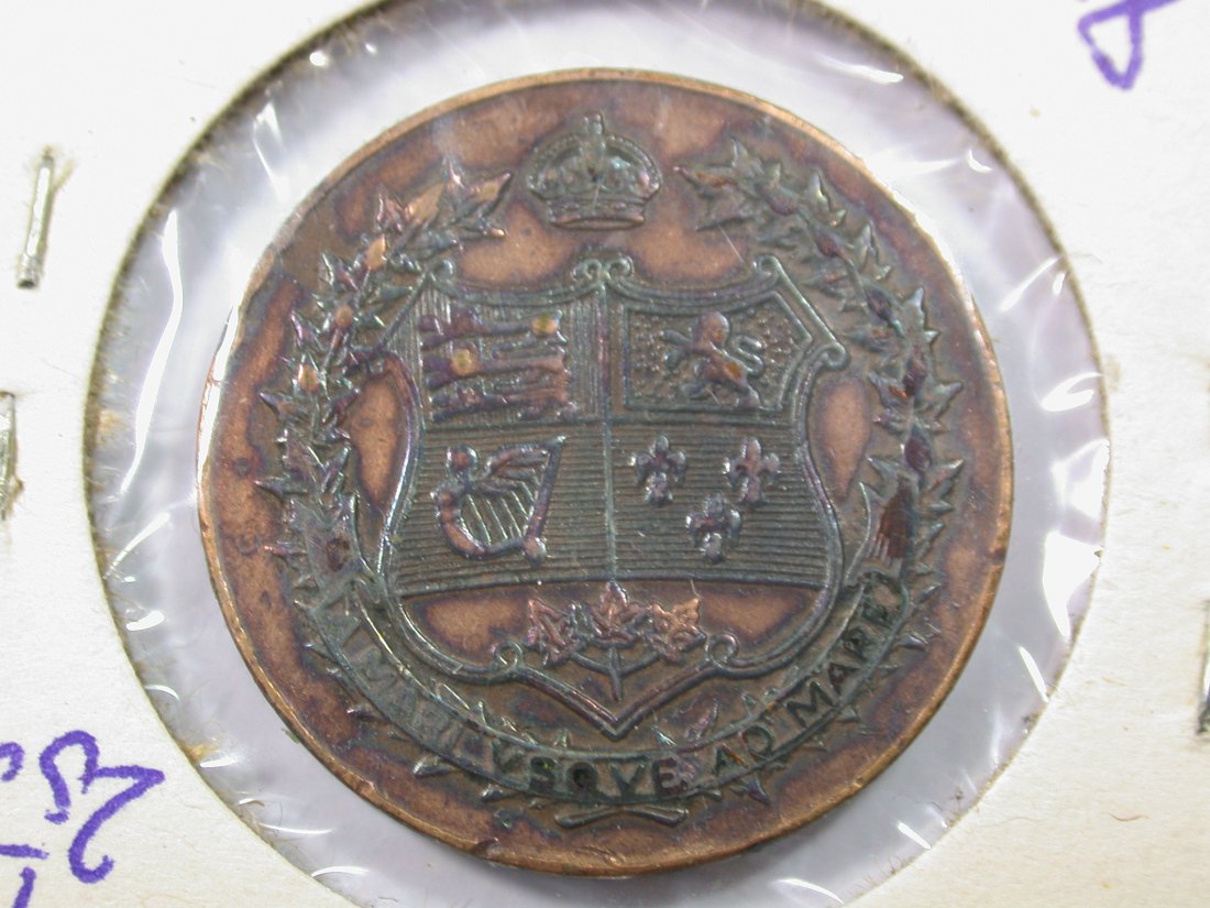  G14 Kanada Conförderation Medaille 1927 Viktoria und George Bronze 11,3 Gr.  Originalbilder   