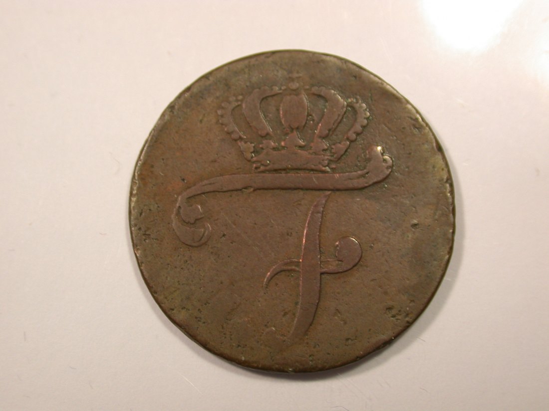  G14 Mecklenburg-Schwerin 6 Pfennig 1759 in s-ss  Originalbilder   