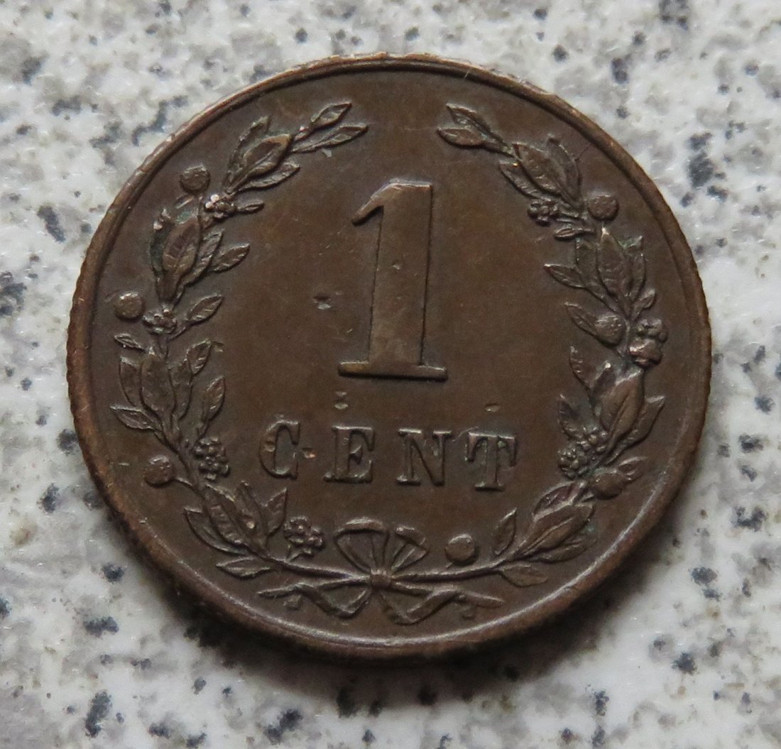  Niederlande 1 Cent 1877   