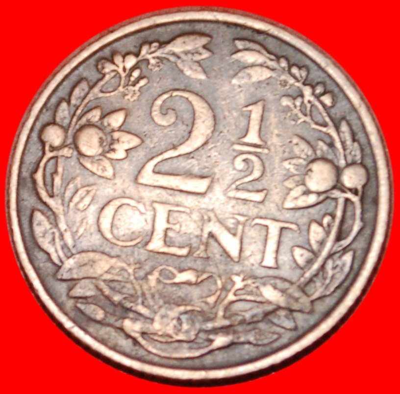  * LÖWE ★CURACAO★ 2 1/2 CENT 1948! OHNE VORBEHALT   