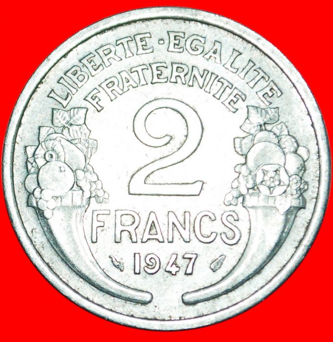  * CORNUCOPIAS: FRANCE ★ 2 FRANCS 1947! LOW START★NO RESERVE!   