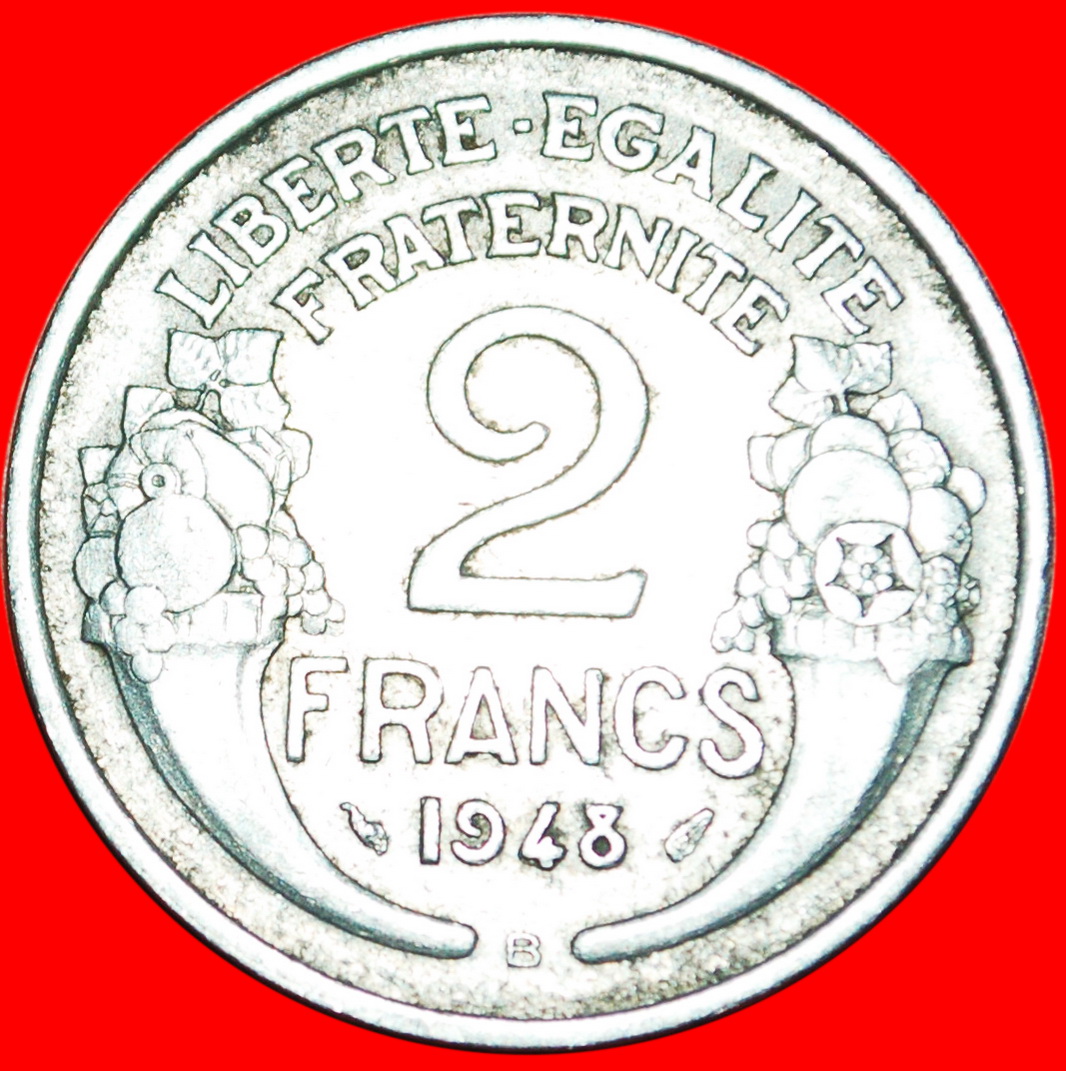  * FÜLLHÖHLE: FRANKREICH ★ 2 FRANC 1948B! OHNE VORBEHALT   